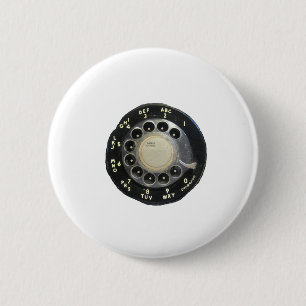 Badge Rond 5 Cm Ancien numéro de téléphone du Rotary