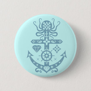 Badge Rond 5 Cm Ancré
