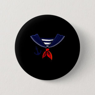 Badge Rond 5 Cm Ancre nautique Retro Fun Halloween Costume
