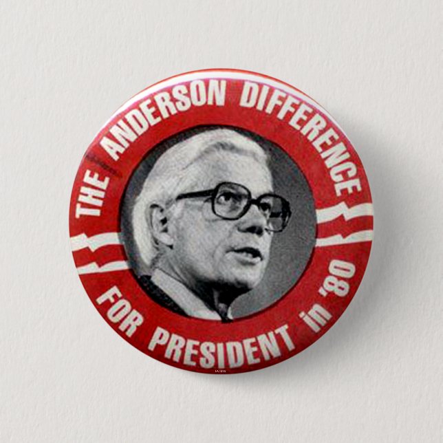 Badge Rond 5 Cm Anderson - bouton (Devant)