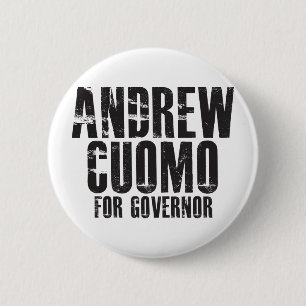 Badge Rond 5 Cm Andrew Cuomo pour le gouverneur 2010