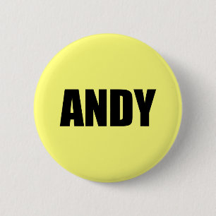 Badge Rond 5 Cm Andy
