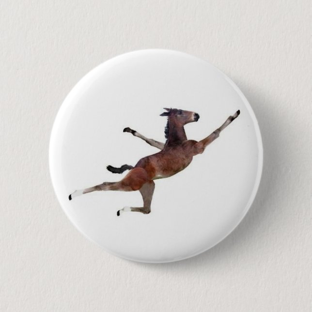 Badge Rond 5 Cm âne de vol (Devant)