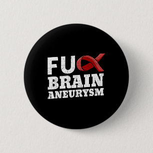Badge Rond 5 Cm Aneurysm Sensibilisation Supporter Intracranial Fi