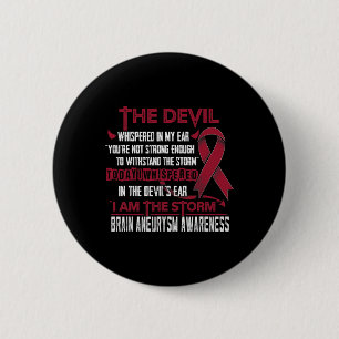 Badge Rond 5 Cm Aneurysme Sensibilisation Je Suis Le Diable De La 