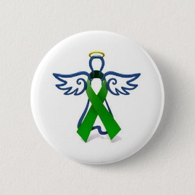 Badge Rond 5 Cm Ange de donateur de rein (Devant)