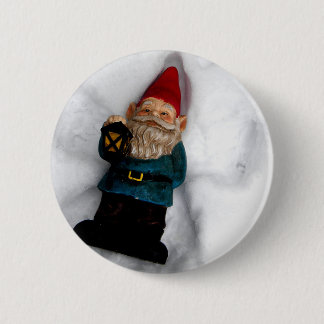 Badge Rond 5 Cm Ange de gnome