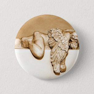 Badge Rond 5 Cm Angel