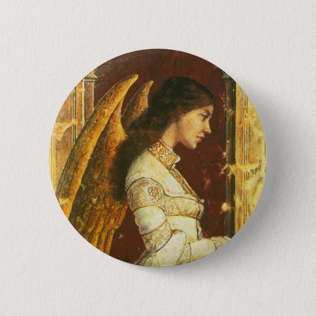 Badge Rond 5 Cm Angel Fresco Design (Devant)