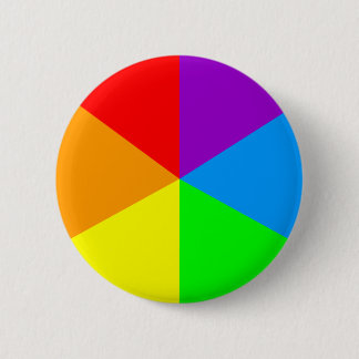 Badge Rond 5 Cm Angles arc-en-ciel