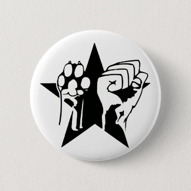 Badge Rond 5 Cm Animal Liberation Button (Devant)