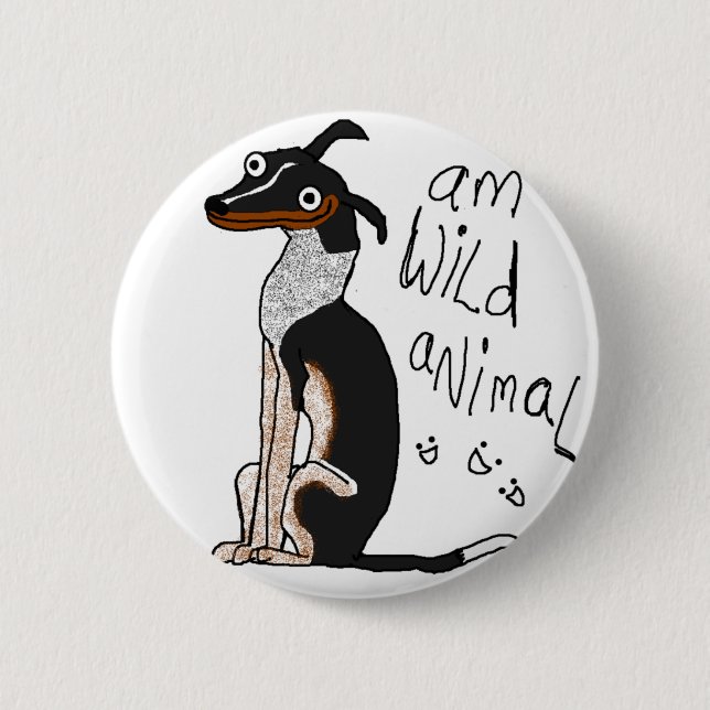 Badge Rond 5 Cm Animal sauvage d'AM (Devant)