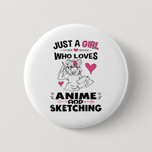 Badge Rond 5 Cm Animation et Sketching