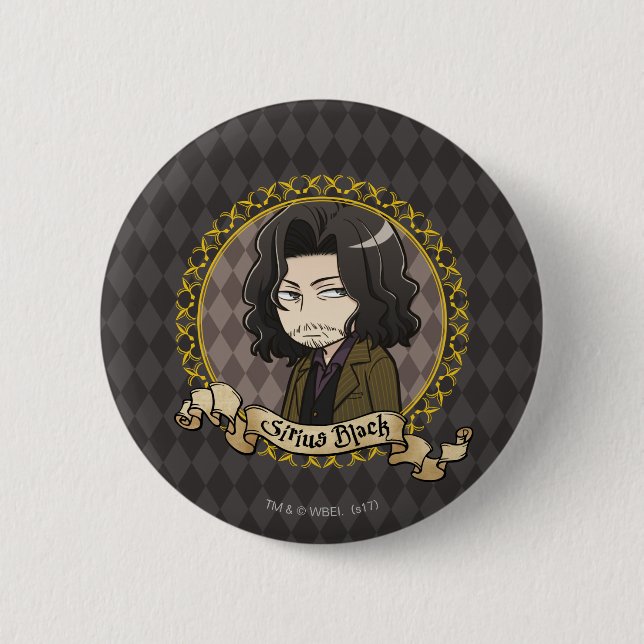 Badge Rond 5 Cm Anime Sirius Black (Devant)