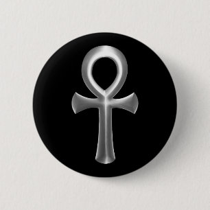 Badge Rond 5 Cm Ankh