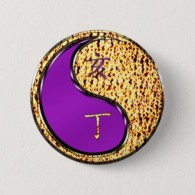 Badge Rond 5 Cm Année de la caserne d'incendie (Devant)