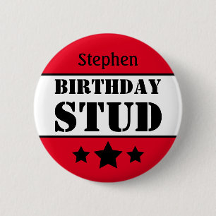 Badge Rond 5 Cm Anniversaire Bouché Personnalisé