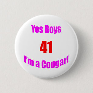 Badge Rond 5 Cm Anniversaire de 41 pumas