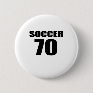 Badge Rond 5 Cm Anniversaire du football 70