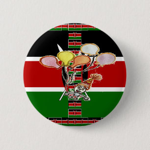 Badge Rond 5 Cm anniversaire du Kenya