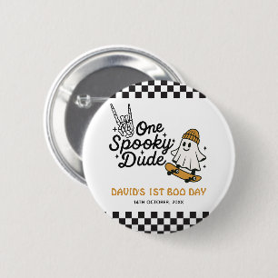 Badge Rond 5 Cm Anniversaire d'un Mec Éffrayant