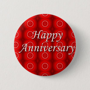 Badge Rond 5 Cm Anniversaire heureux