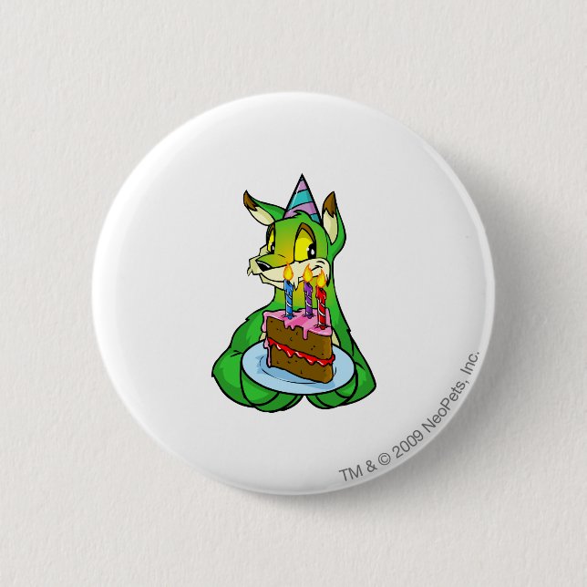 Badge Rond 5 Cm Anniversaire Lupe (Devant)
