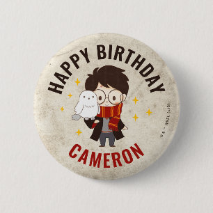 BADGE ROND 5 CM ANNIVERSAIRE MAGIQUE DE PERSONNAGE™ HARRY POTTER