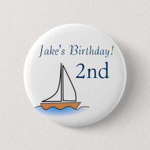 Badge Rond 5 Cm Anniversaire nautique de voilier de Litte