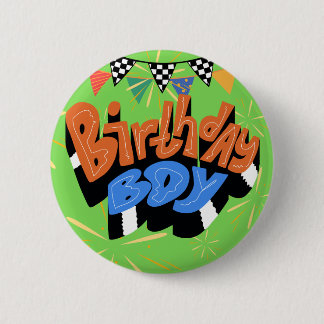 Badge Rond 5 Cm Anniversaire Standard Garçon 2¼ pouces rond