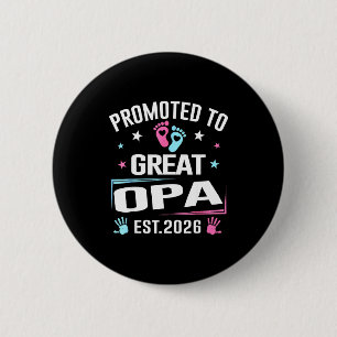 Badge Rond 5 Cm Annonce de grossesse pour futur grand-père en 2026