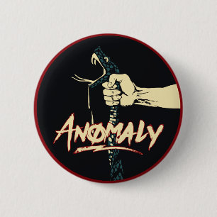 Badge Rond 5 Cm "Anomalie" de la fontaine 2,25" Pin