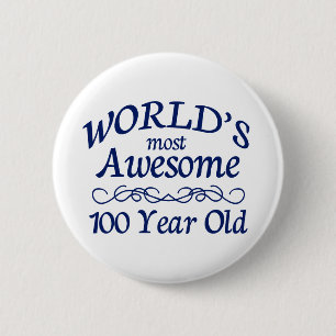 Badge Rond 5 Cm Ans les plus impressionnants du monde 100