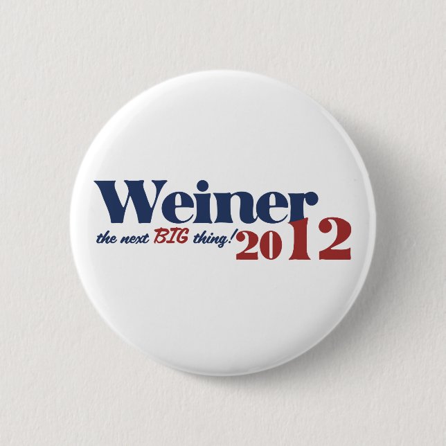 Badge Rond 5 Cm Anthony Weiner (Devant)