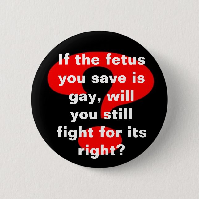Badge Rond 5 Cm Anti-avortement ? (Devant)