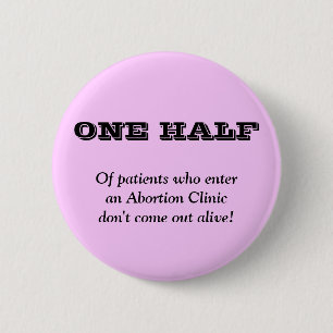 Badge Rond 5 Cm Anti avortement