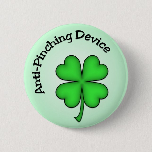 Badge Rond 5 Cm Anti bouton de pincement de dispositif (Devant)