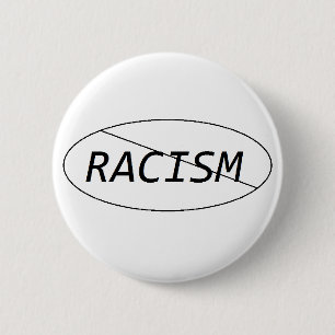 Badge Rond 5 Cm Anti bouton de racisme