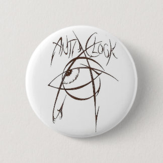 Badge Rond 5 Cm Anti bouton d'horloge