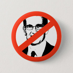 Badge Rond 5 Cm ANTI-CANTOR : Chantre d'Anti-Éric