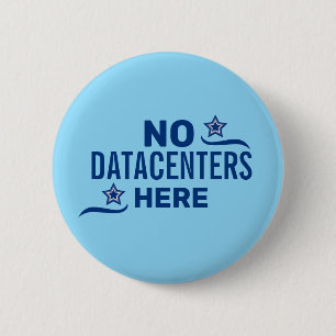 Badge Rond 5 Cm Anti Datacenter Politique