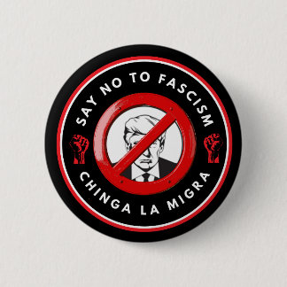 Badge Rond 5 Cm Anti-Facism Denim Jacket