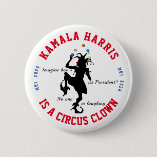 Badge Rond 5 Cm Anti-Kamala