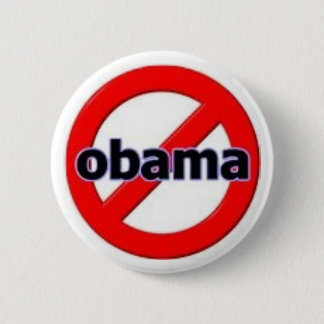 Badge Rond 5 Cm Anti-Obama