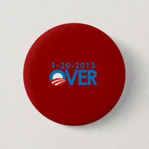 Badge Rond 5 Cm Anti-Obama Bumpersticker - plus de 1-20-2013