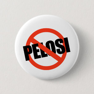 Badge Rond 5 Cm Anti-Pelosi/Anti-Nancy Pelosi