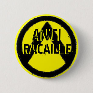 BADGE ROND 5 CM ANTI RACAILLE