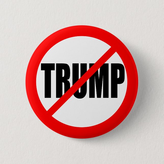 BADGE ROND 5 CM ANTI-TRUMP (Devant)