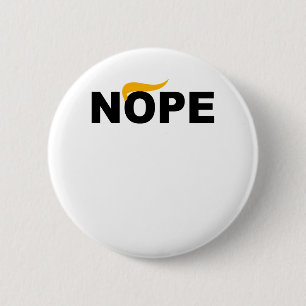 BADGE ROND 5 CM ANTI-TRUMP DU NOPE