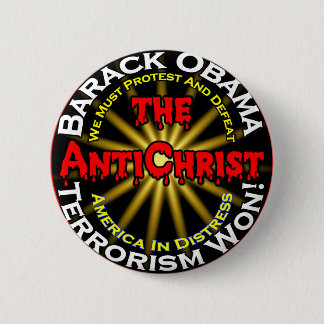 Badge Rond 5 Cm AntiChristObamaDefeat